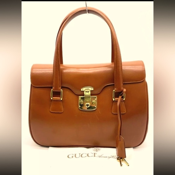 Vintage Gucci top handle leather handbag​​ - Picture 1 of 17